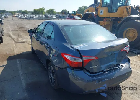 2015 Toyota Corolla Le from USA, damaged, VIN 2T1BURHE6FC390506